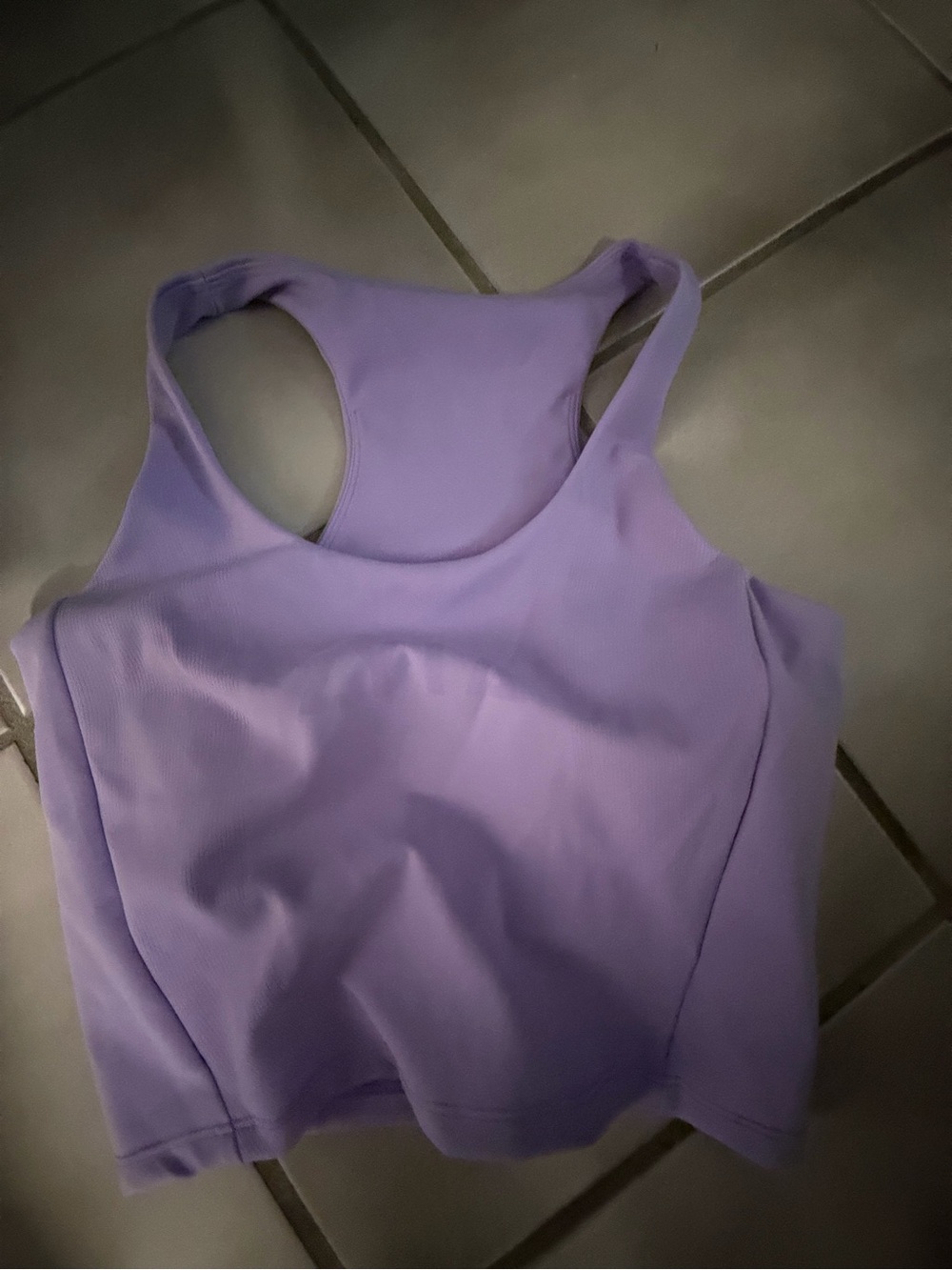 ZYIA Lavender Racerback Tank Top
